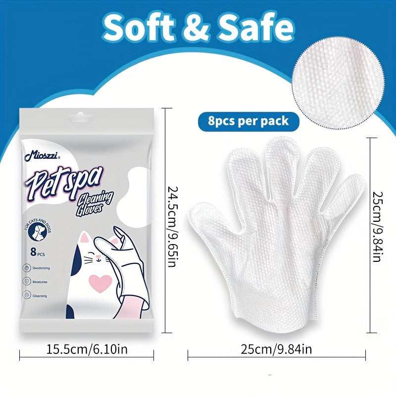 The Mioszzi 'Pet Spa' No-Rinse Grooming Gloves
