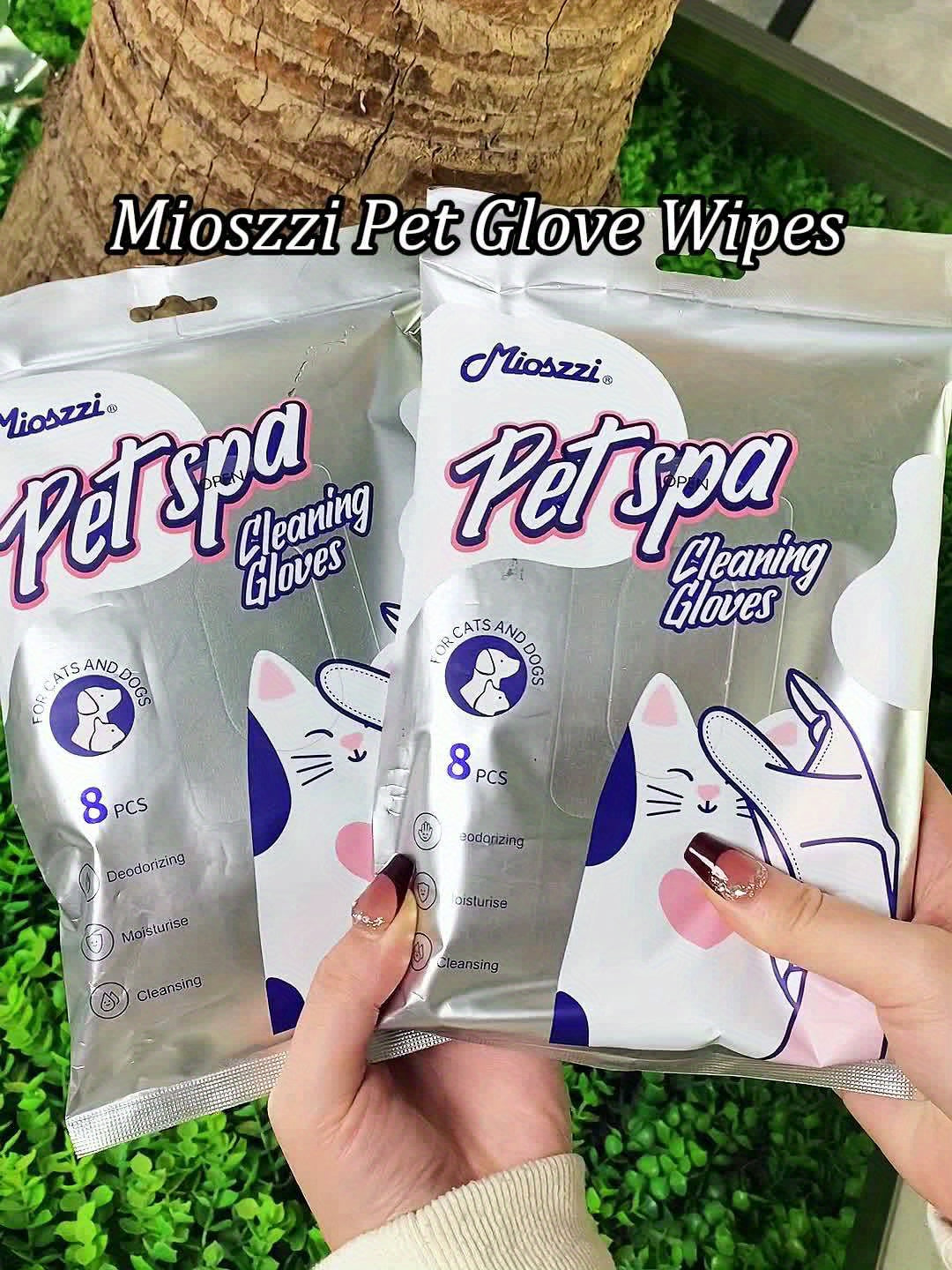 The Mioszzi 'Pet Spa' No-Rinse Grooming Gloves