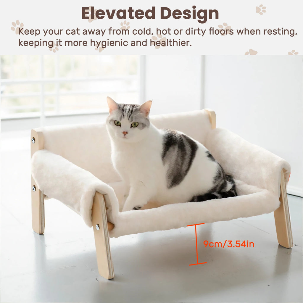 The 'Lazy Lounge' Elevated Pet Sofa