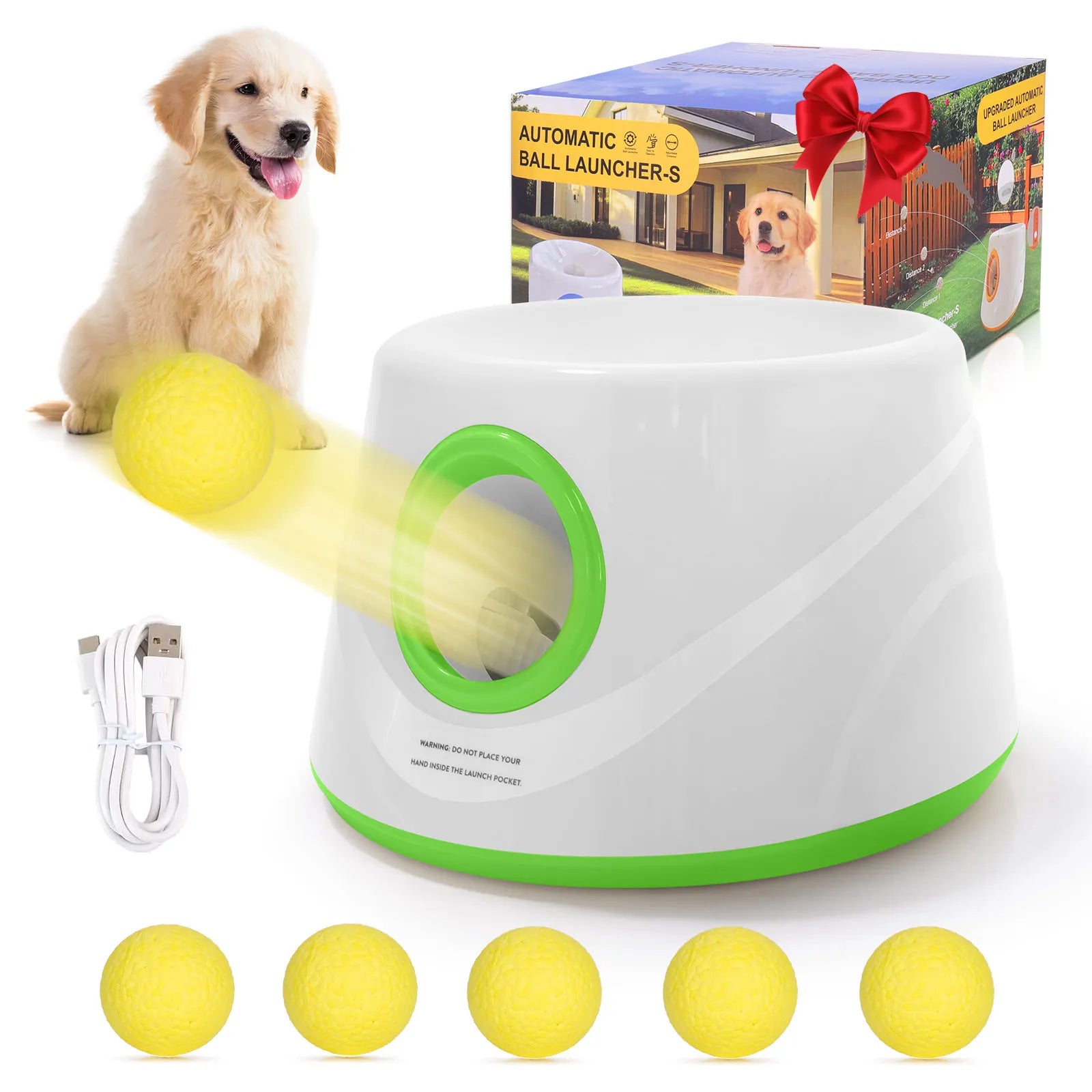 The 'Never-Ending Fetch' Automatic Ball Launcher