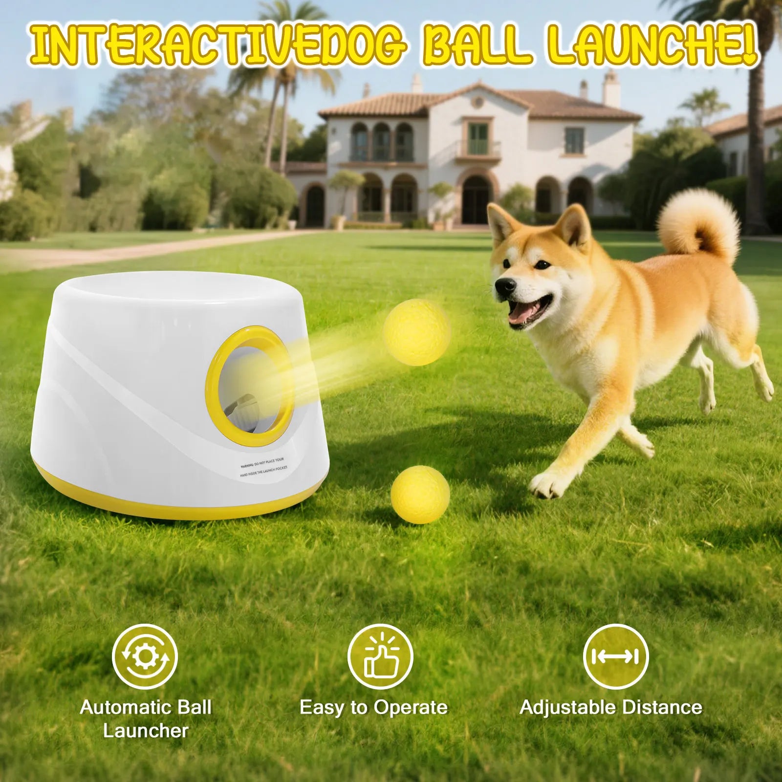 The 'Never-Ending Fetch' Automatic Ball Launcher