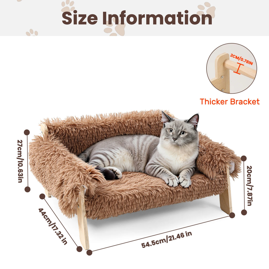 The 'Lazy Lounge' Elevated Pet Sofa