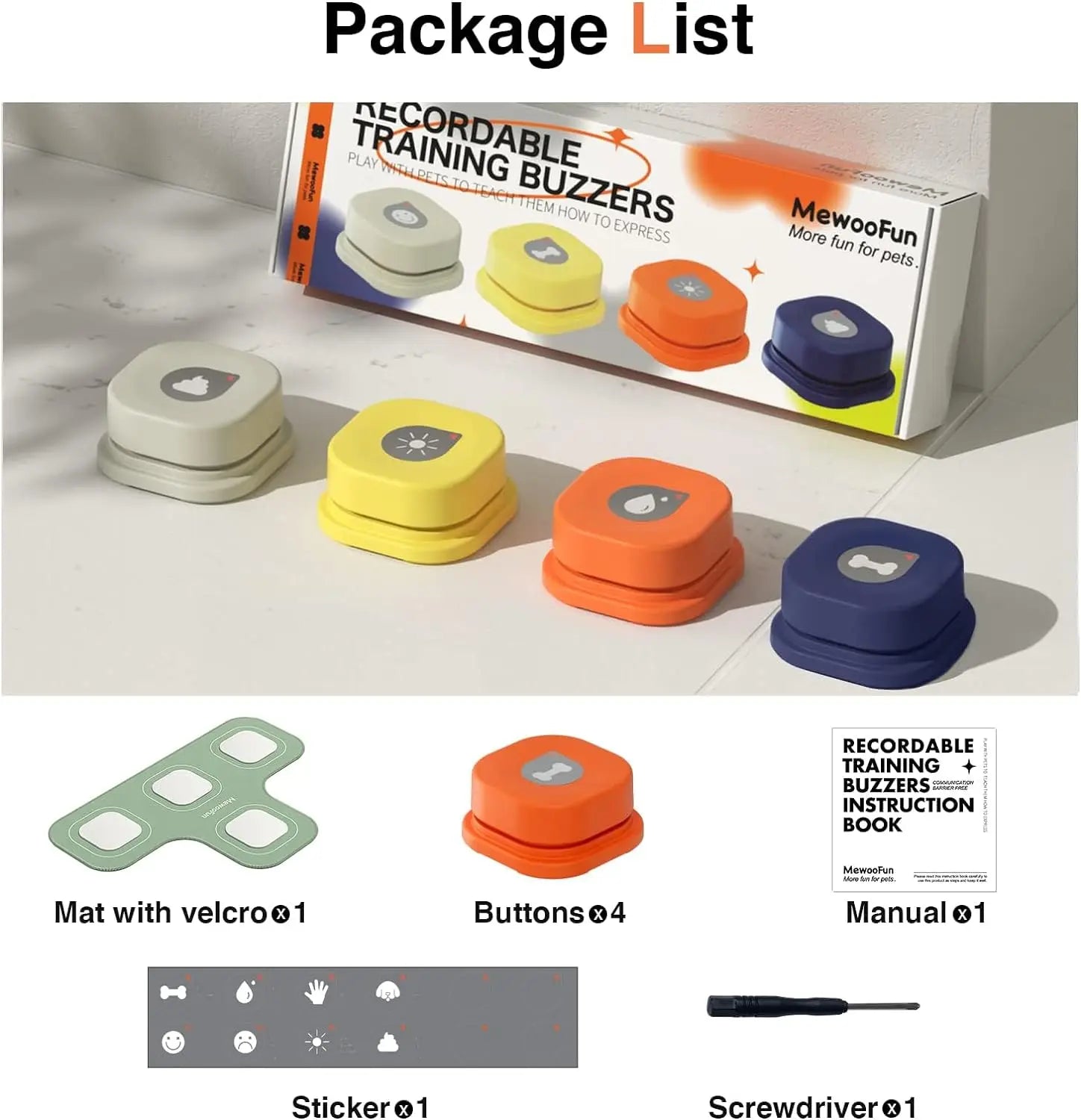 The 'Talk to Me' Recordable Button Kit