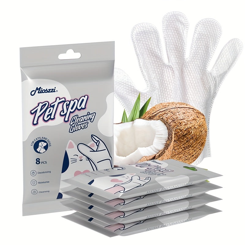 The Mioszzi 'Pet Spa' No-Rinse Grooming Gloves